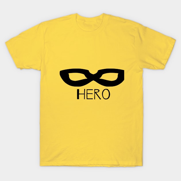 Black Mask - Hero T-Shirt by Thedustyphoenix